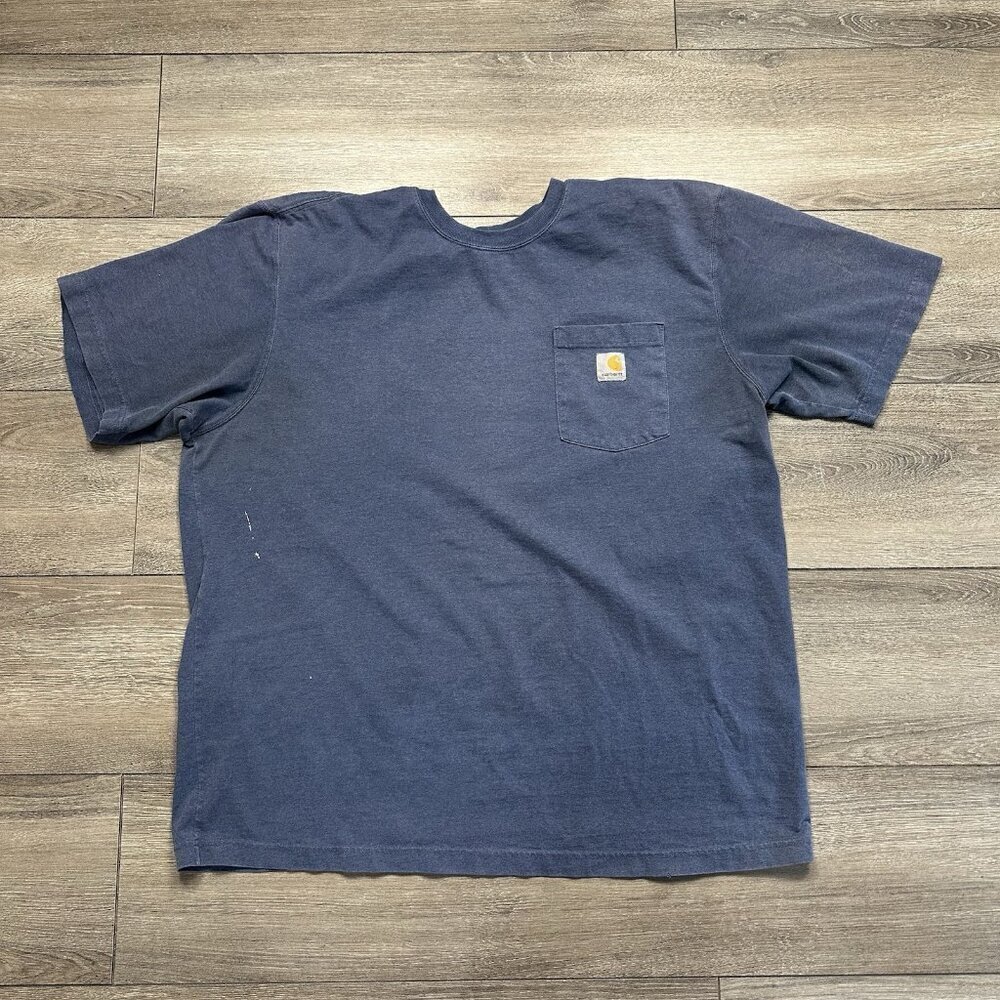 Carhartt Shirt Mens XL Short Sleeve Crew Neck Lightweight Original Fit Pocket